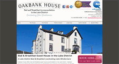 Desktop Screenshot of oakbankhouse.co.uk